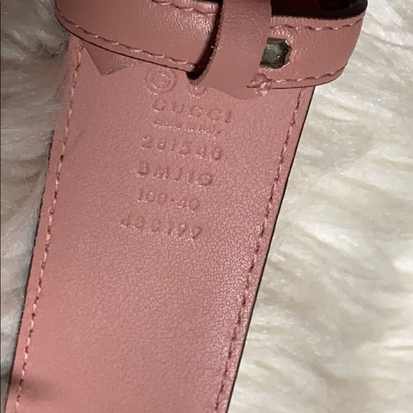 Authentic Gucci pink belt main image 7